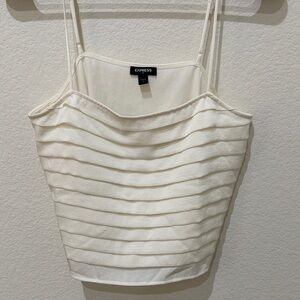 Express Women's Ivory Layered Camisole